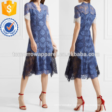 Lightweight Corded Lace Dress Manufacture Wholesale Fashion Women Apparel (TA3100D)